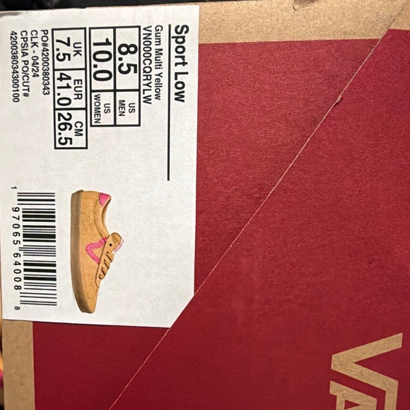 Vans Sport Low Gum Multi Yellow - Picture 3 of 3